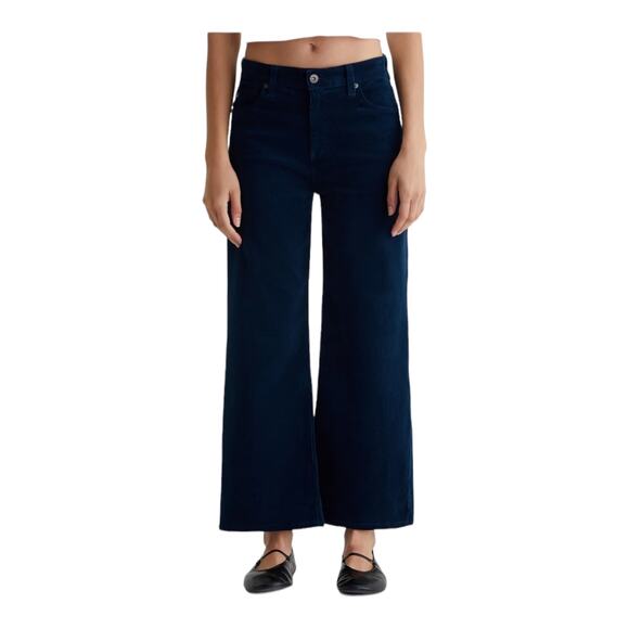 AG Adriano Goldschmied jeans Saige corduory high rise wide leg crop size 31 - Picture 1 of 7